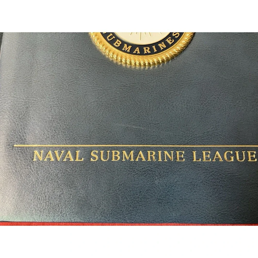 United States Submarines Book Naval Submarine League Signed R Admiral Rindskopf